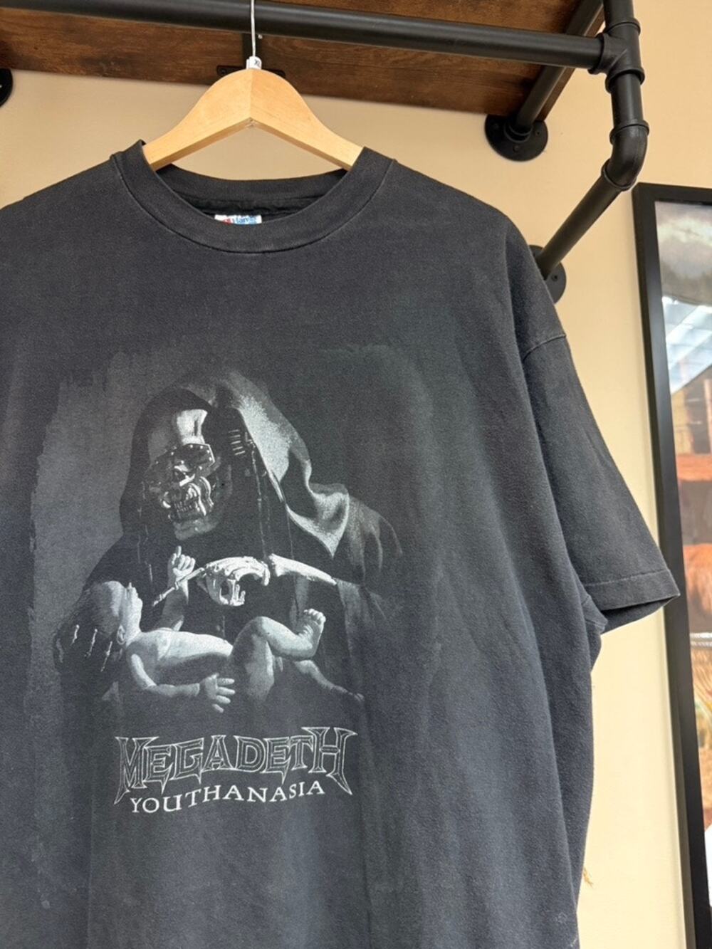 90s Megadeth Youthanasia Vintage Band Tour Hanes Tee Shirt Arizona Motorhead